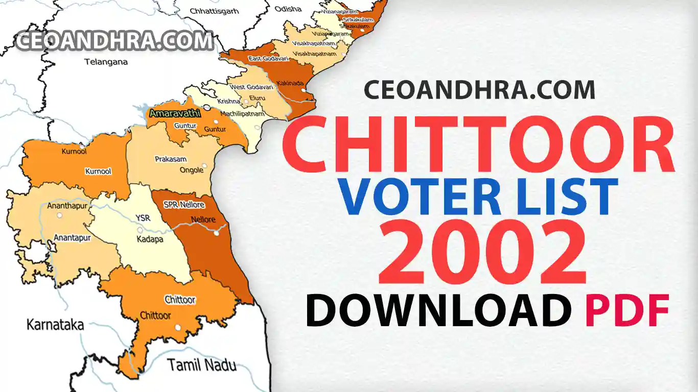 Chittoor District 2002 SIR Electoral Rolls PDF